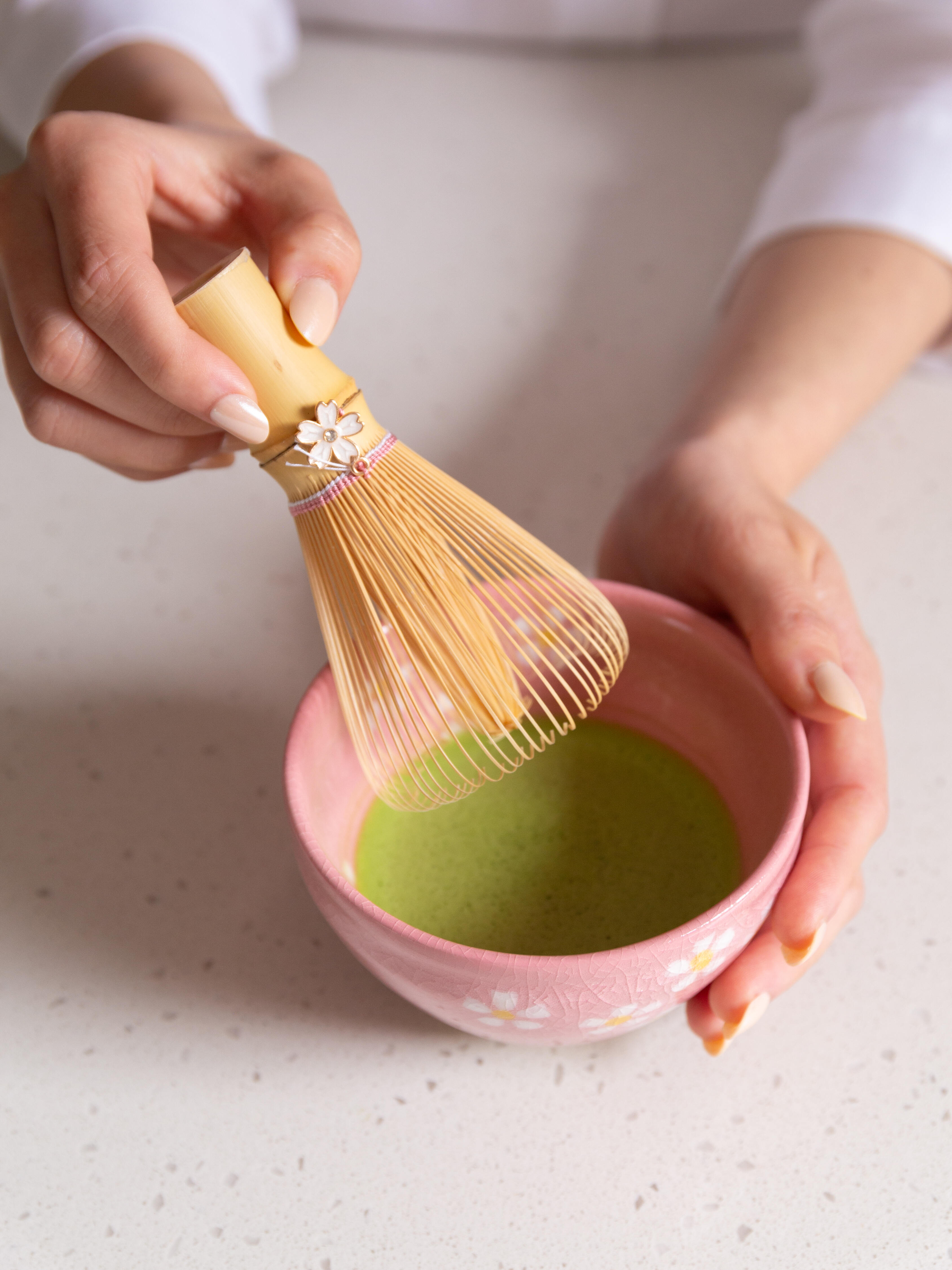 Pink Matcha Bowl (Mino Ware)