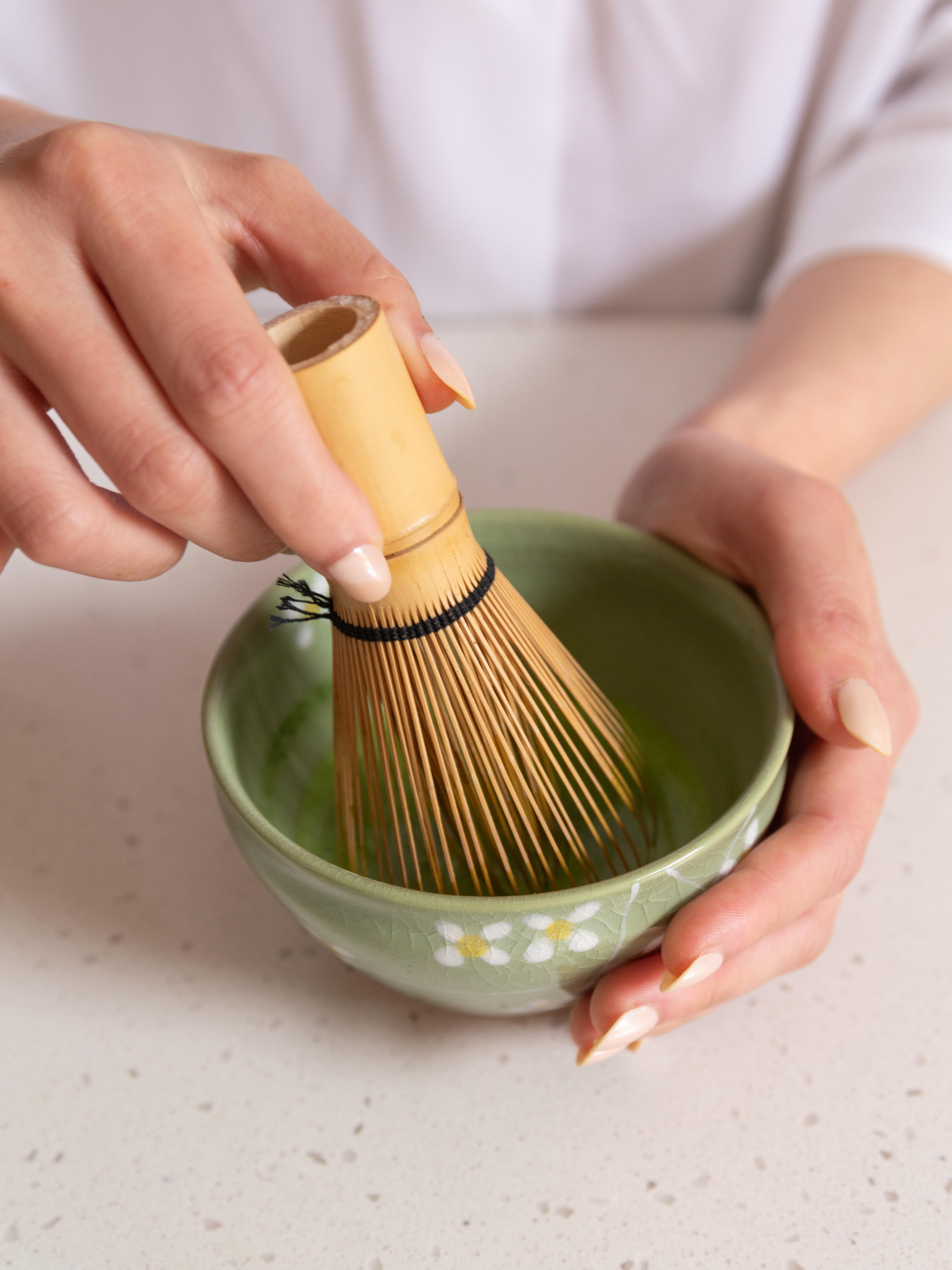 Green Matcha Bowl (Mino Ware)